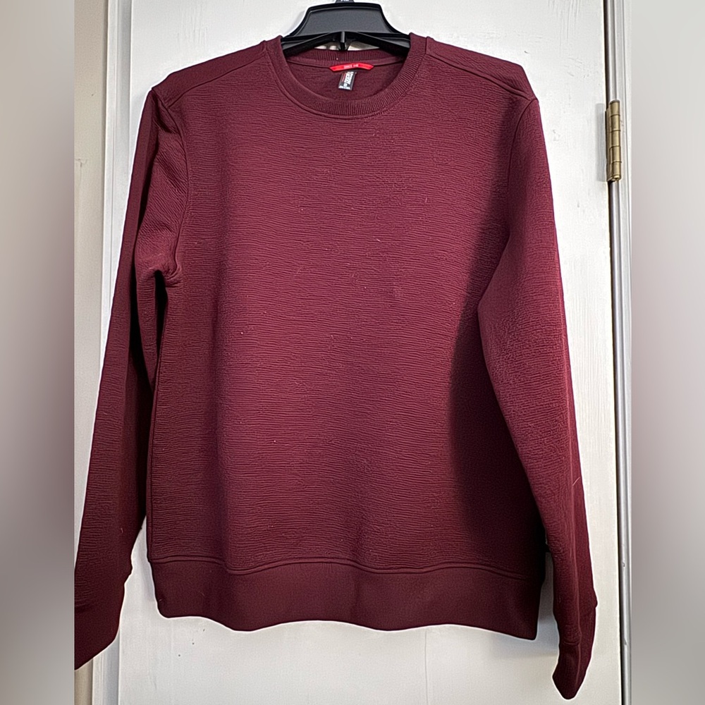 Gerry Men's Burgundy Crewneck Sweatshirt